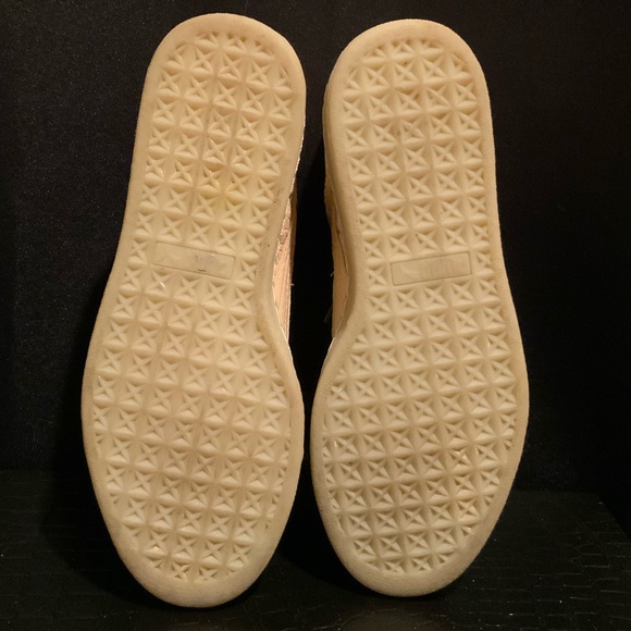 Puma Basket peach gold sneakers - Picture 5 of 10